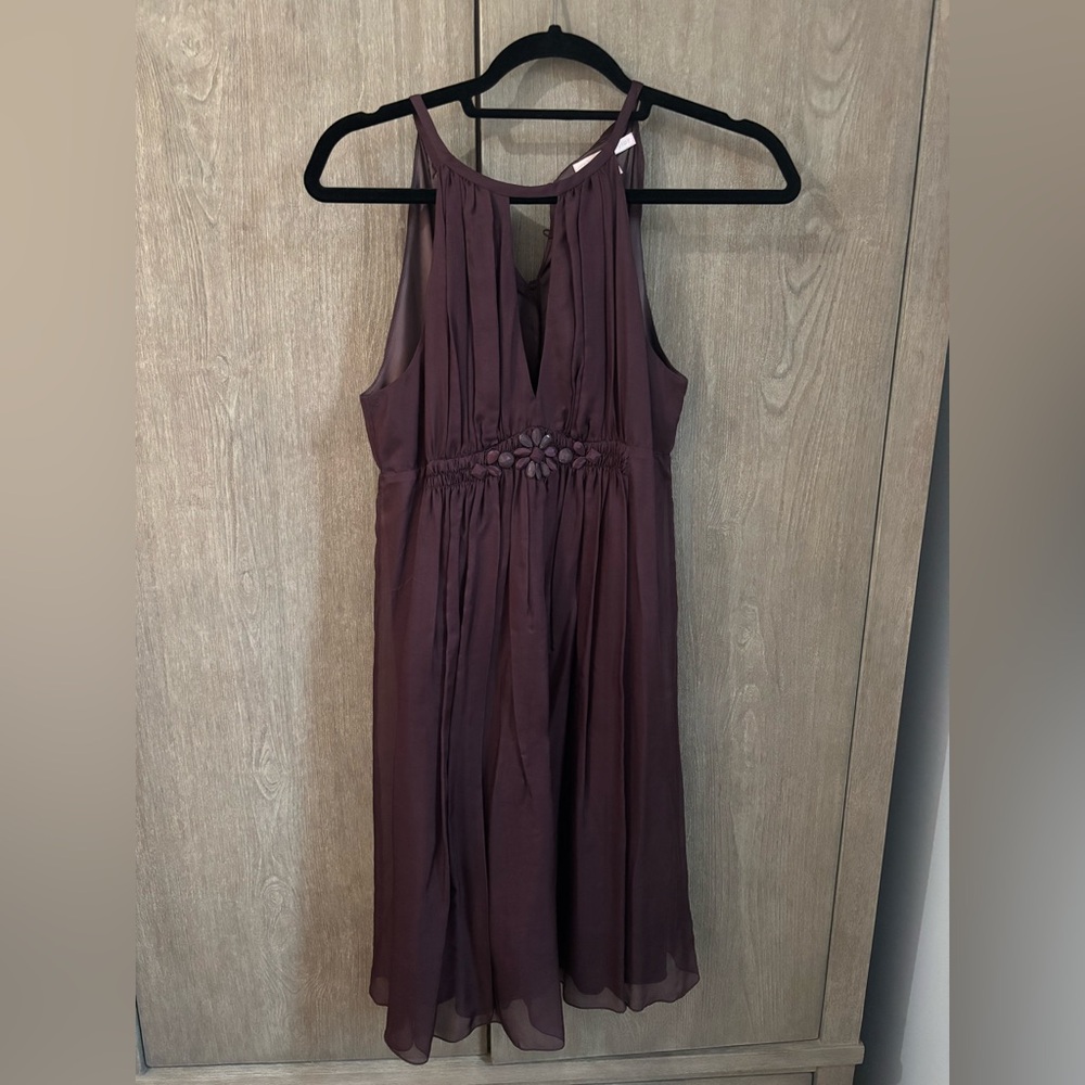 Rebecca Taylor Purple Sleeveless Dress size 6. Beautiful details.